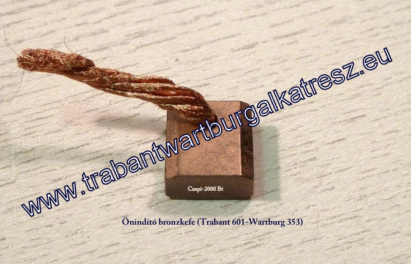 Önindító bronzkefe  (Tr601-Wb353)